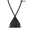MOOSEE lampa wisząca ATLAS 3 czarna