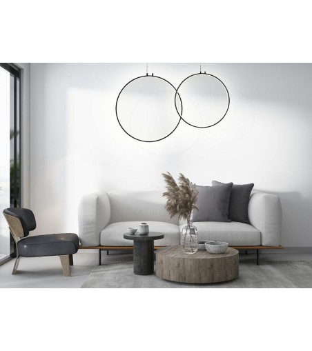 MOOSEE lampa wisząca CIRCULO 80 czarna