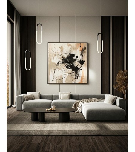 MOOSEE lampa wisząca PUZO S czarna