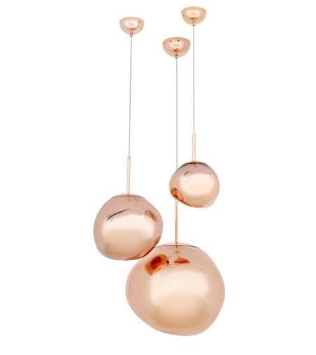 MOOSEE lampa wisząca FUSION 40 miedziana  - akryl