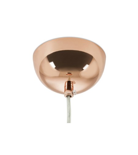 MOOSEE lampa wisząca FUSION 40 miedziana  - akryl