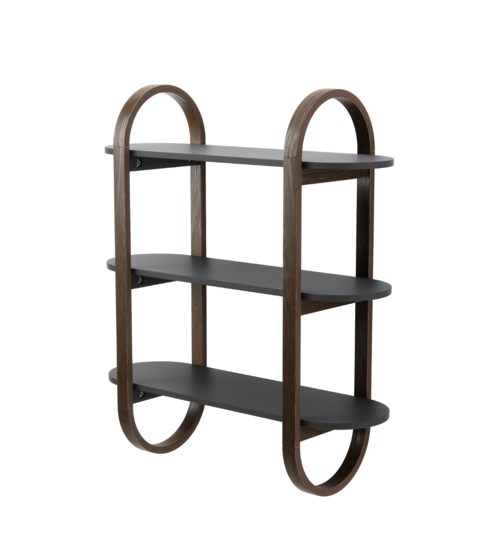 UMBRA półka ścienna BELLWOOD czarny orzech