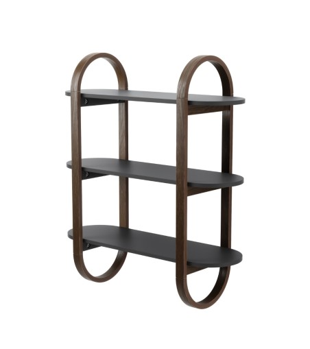 UMBRA półka ścienna BELLWOOD czarny orzech