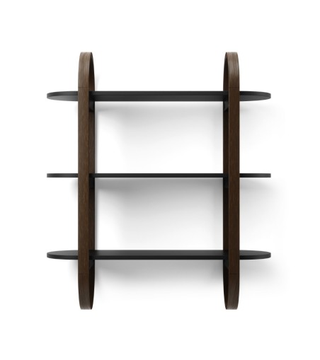 UMBRA półka ścienna BELLWOOD czarny orzech