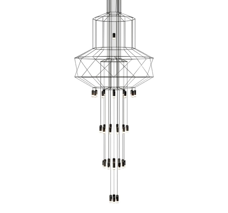 Lampa wisząca FLUSSO 43 czarna