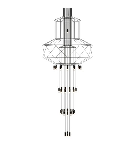 Lampa wisząca FLUSSO 43 czarna