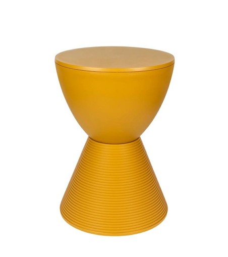 Stołek TAMBURO pastelowy imbir  - polipropylen