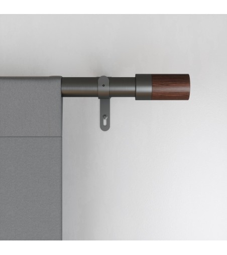 UMBRA karnisz rozszerzany BLOK 183 - 366 srebrny