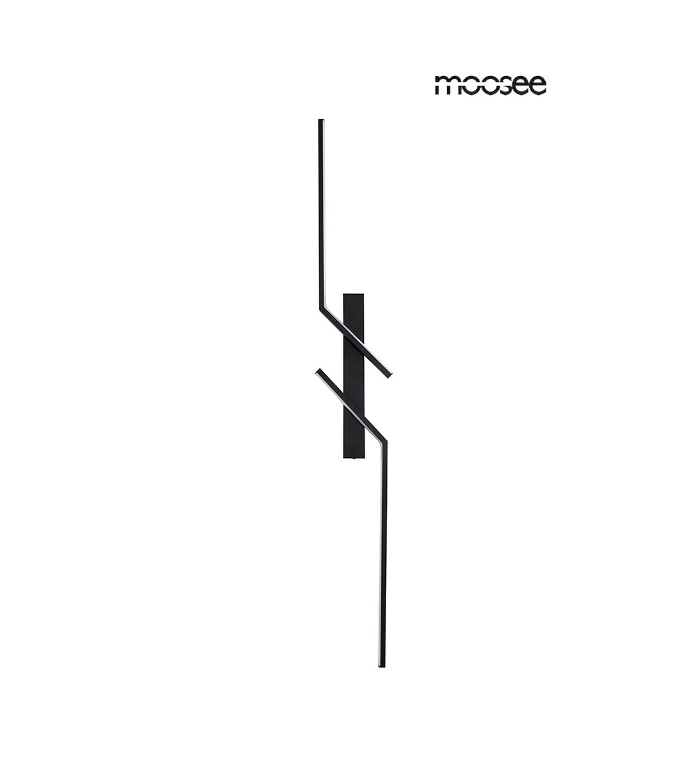 MOOSEE lampa ścienna MAISON 100 czarna