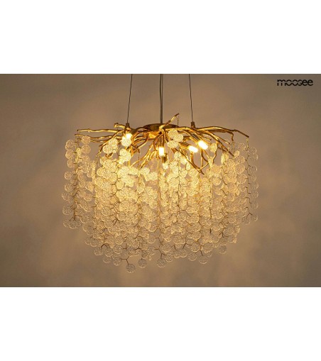 MOOSEE lampa wisząca RIVIERA 80 złota /   clear