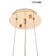 MOOSEE lampa wisząca RIVIERA 80 złota /   clear