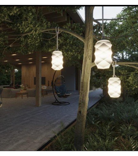 NEW GARDEN lampa przenośna BITA  beżowa BATTERY