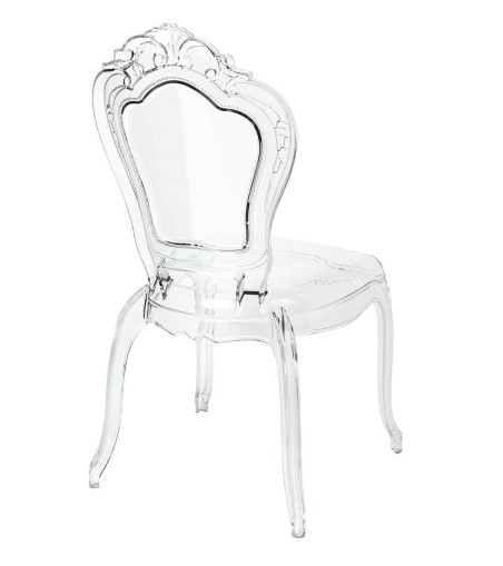 Krzesło KING transparentne - poliwęglan