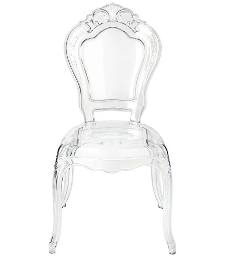 Krzesło KING transparentne - poliwęglan