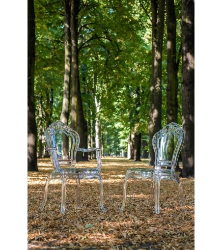 Krzesło KING transparentne - poliwęglan