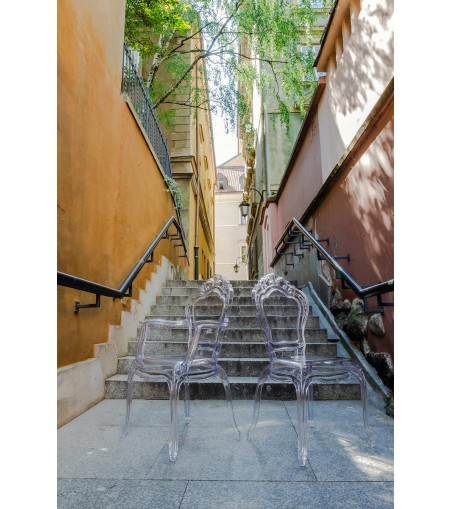 Krzesło KING transparentne - poliwęglan