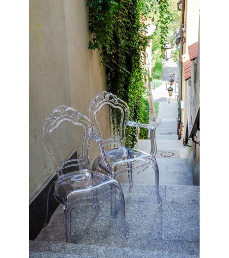 Krzesło KING transparentne - poliwęglan