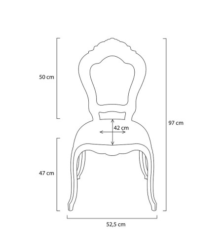 Krzesło KING transparentne - poliwęglan