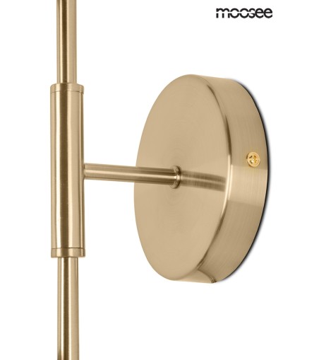 MOOSEE lampa ścienna LOCCA złota