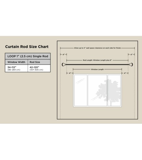 UMBRA karnisz LOOP 1 107 - 305 cm złoty