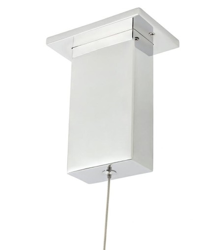 Lampa wisząca RING 100 srebrna - LED, stal polerowana