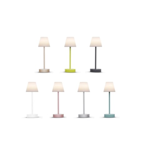 NEW GARDEN lampa stołowa LOLA SLIM 30 BATTERY lime