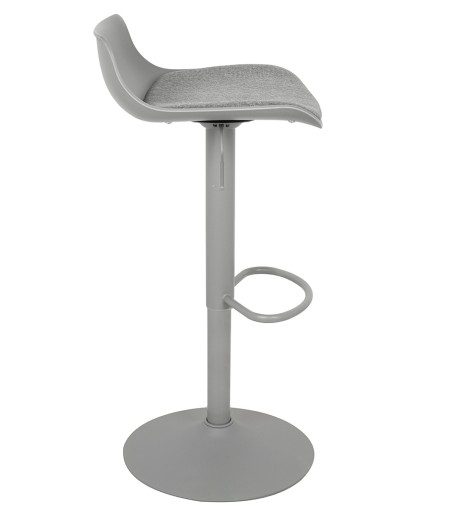 Krzesło barowe SNAP BAR TAP regulowane szare