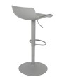 Krzesło barowe SNAP BAR TAP regulowane szare