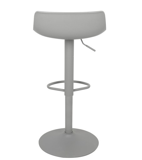 Krzesło barowe SNAP BAR TAP regulowane szare