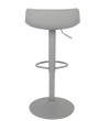 Krzesło barowe SNAP BAR TAP regulowane szare