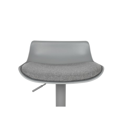 Krzesło barowe SNAP BAR TAP regulowane szare