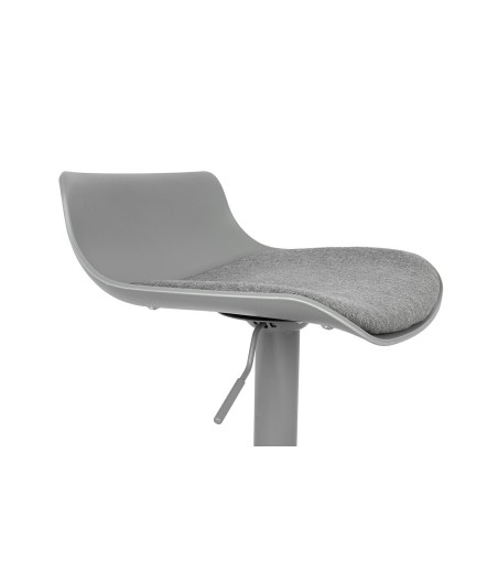 Krzesło barowe SNAP BAR TAP regulowane szare