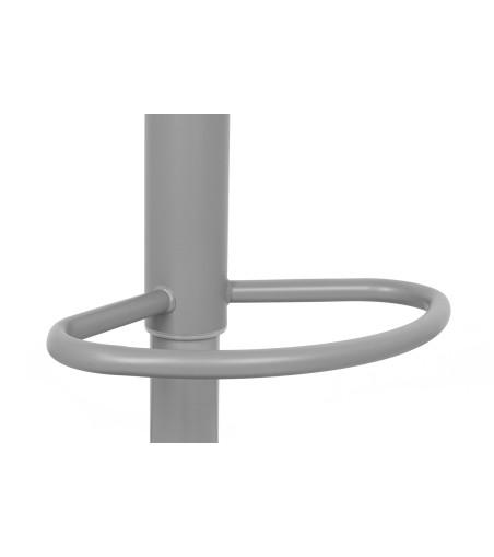 Krzesło barowe SNAP BAR TAP regulowane szare