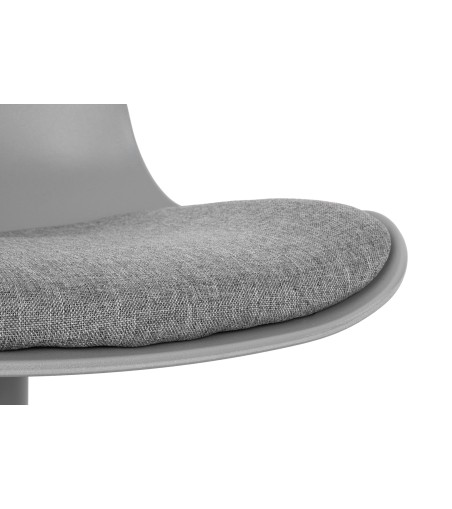 Krzesło barowe SNAP BAR TAP regulowane szare