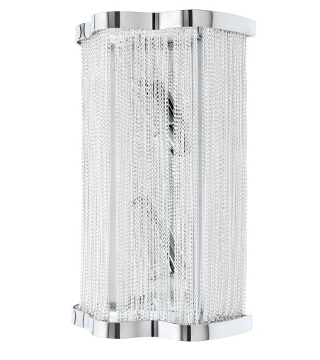 Lampa ścienna ATLANTA WALL 2 - aluminium, stal