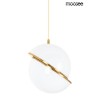 MOOSEE lampa wisząca GLOBE 20 złota