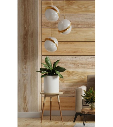 MOOSEE lampa wisząca GLOBE 20 złota