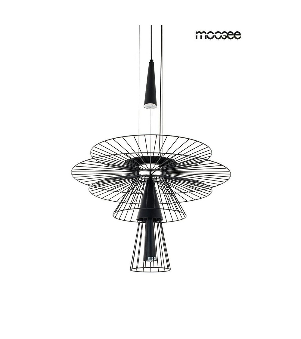 MOOSEE lampa wisząca SESTO czarna