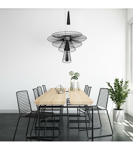 MOOSEE lampa wisząca SESTO czarna