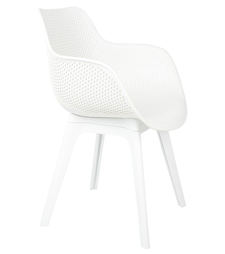 Krzesło LANDI białe - polipropylen