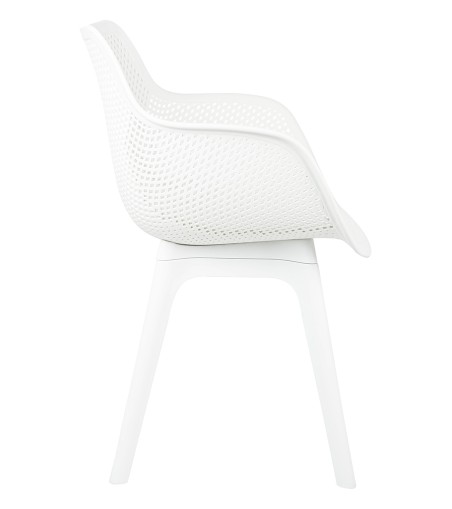 Krzesło LANDI białe - polipropylen