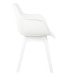 Krzesło LANDI białe - polipropylen