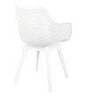 Krzesło LANDI białe - polipropylen