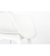 Krzesło LANDI białe - polipropylen