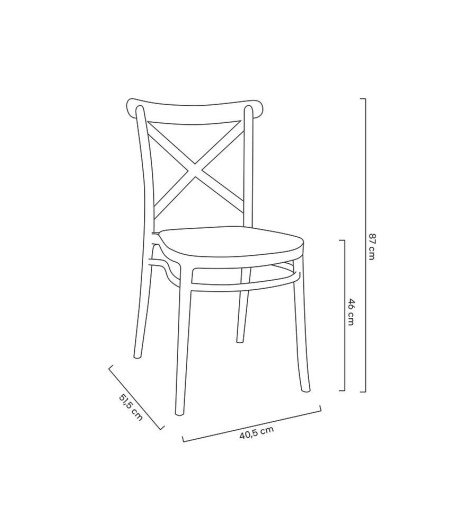 Krzesło COUNTRY białe