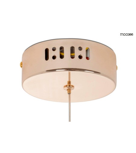 MOOSEE lampa wisząca LIBRA 90 IN  biała / złota