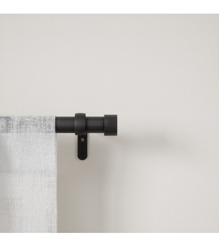 UMBRA pojedynczy karnisz CAPPA  91-168 cm szczotkowana czerń