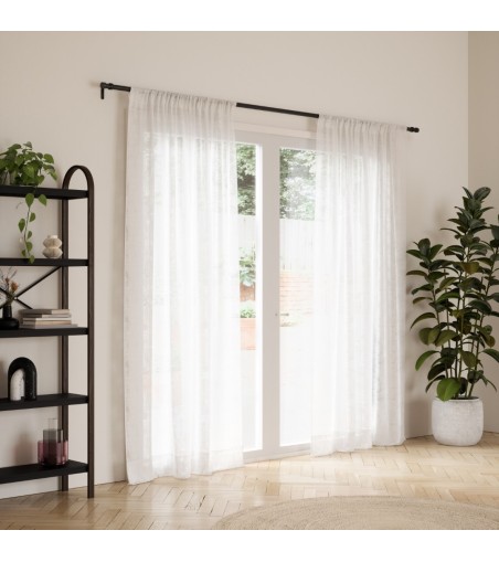 UMBRA pojedynczy karnisz CAPPA  91-168 cm szczotkowana czerń