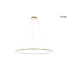 MOOSEE lampa wisząca RING SLIM 100 złota