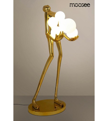MOOSEE lampa podłogowa HUMAN GOLD         PREMIUM